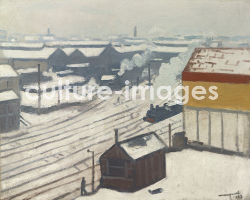 Pierre-Albert Marquet, Gare Montparnasse in the Snow