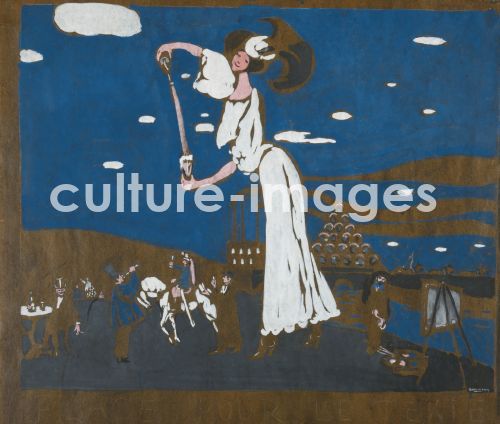 Wassily Wassiljewitsch Kandinsky, Sketch for a poster for a french brewery