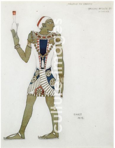 Léon Bakst, Costume design for the ballet Hélène de Sparte by E. Verhaeren and D. de Séverac