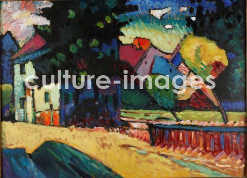 Wassily Wassiljewitsch Kandinsky, Landscape with a green House