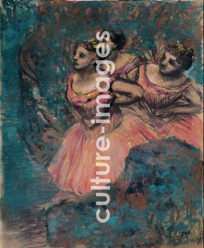 Edgar Degas, Three Dancers in Red