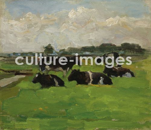 Piet Mondrian, Polder Landscape with Cows