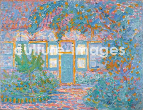 Piet Mondrian, Cottage at sun light