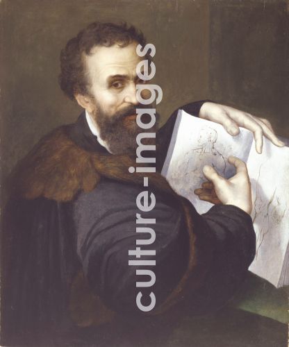 Sebastiano del Piombo, Portrait of Michelangelo Buonarroti