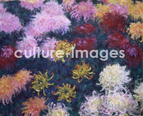 Claude Monet, Massif de chrysanthèmes (Chrysanthemenbeet)