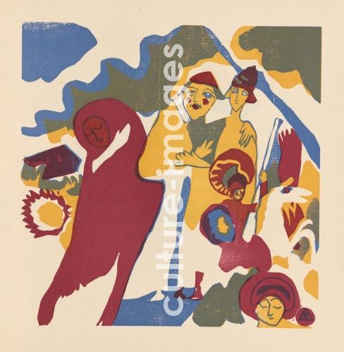 Wassily Wassiljewitsch Kandinsky, Allerheiligen. Aus "Klänge"