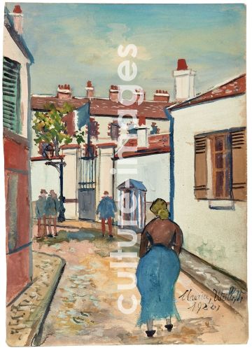 Maurice Utrillo, Rue devant la caserne