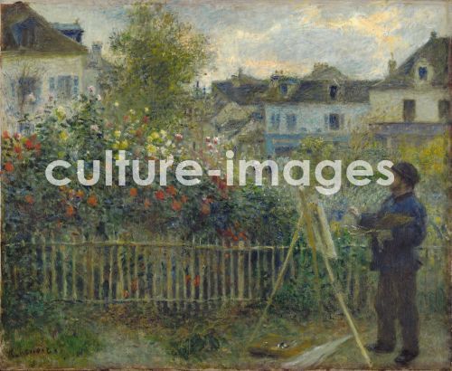 Pierre Auguste Renoir, Renoir, Pierre Auguste (1841-1919), Claude Monet Painting in His Garden