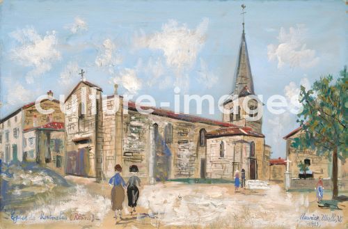 Maurice Utrillo, Église de Montmelas (Rhône)