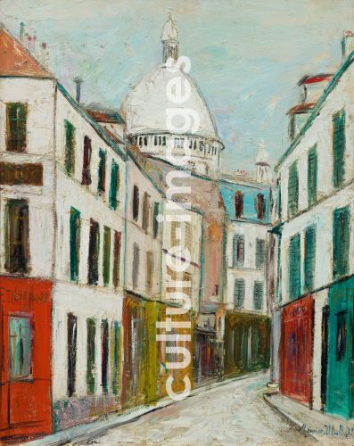 Maurice Utrillo, Rue Saint-Rustique et le Sacré-C?ur