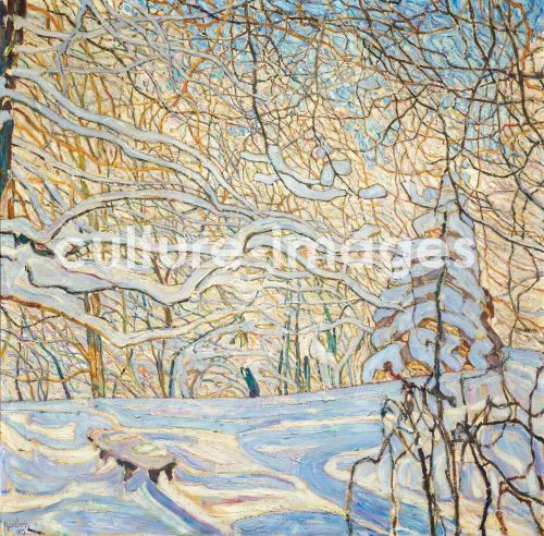 Abraham Manievich, Neige dans la forêt (Schnee im Wald)