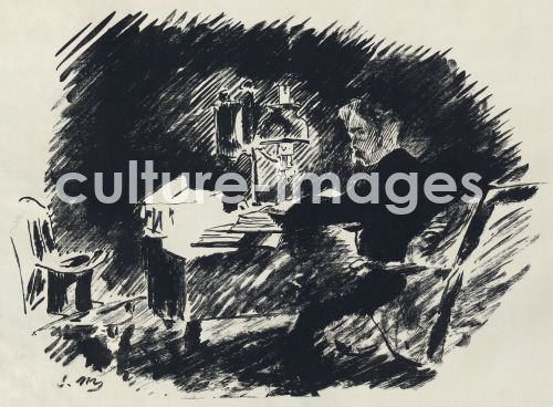 Édouard Manet, Illustration zum Gedicht "Le Corbeau (Der Rabe)" von Edgar Allan Poe