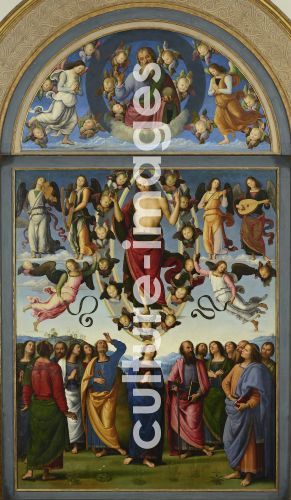 Perugino, Die Himmelfahrt Christi