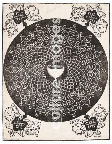 Albrecht Dürer, Knoten mit herzförmigem Schild