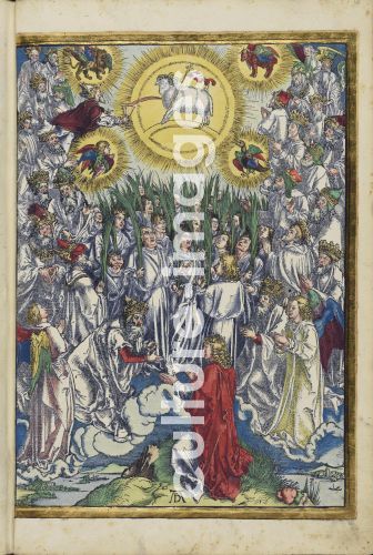 Albrecht Dürer, Die Anbetung des Lamms und das Lied der Auserwählten. Aus der Apokalypse (Offenbarung des Johannes)