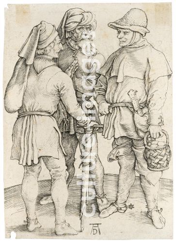 Albrecht Dürer, Drei Bauern im Gespräch