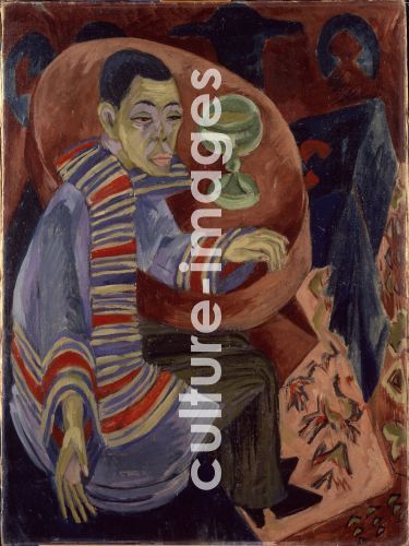 Ernst Ludwig Kirchner, Selbstbildnis als Trinker