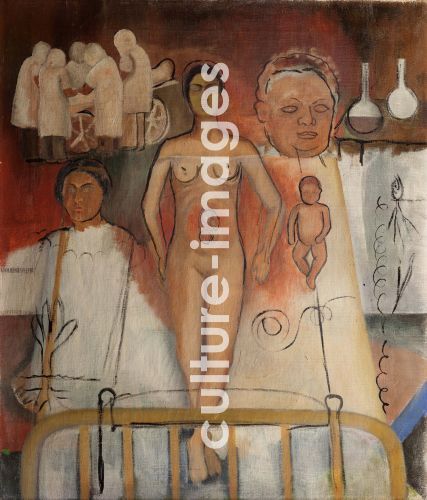 Frida Kahlo, Frida und der Kaiserschnitt oder Das Krankenhaus