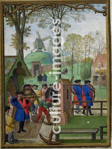 Simon Bening, The Hours of Hennessy (Hours of Notre-Dame). Labors of the Months: November