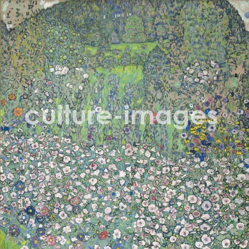 Gustav Klimt, Garden Landscape With Mountain Top