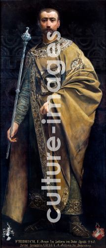 Gustav Klimt, Portrait of Frederick I, Count of Zollern