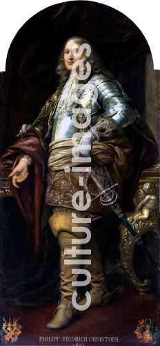 Gustav Klimt, Portrait of Prince Philipp Christoph Friedrich of Hohenzollern-Hechingen (1616-1671)