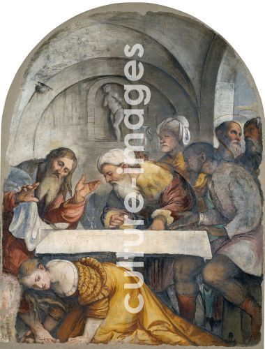 Gerolamo Romanino, Christ in the House of Simon the Pharisee