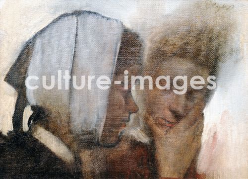 Edgar Degas, Degas, Edgar (1834-1917), Washerwomen, Oil on canvas, Impressionism, ca 1872,