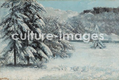 Gustave Courbet, Courbet, Gustave (1819-1877), Snow, Oil on canvas, Realism, 1868,