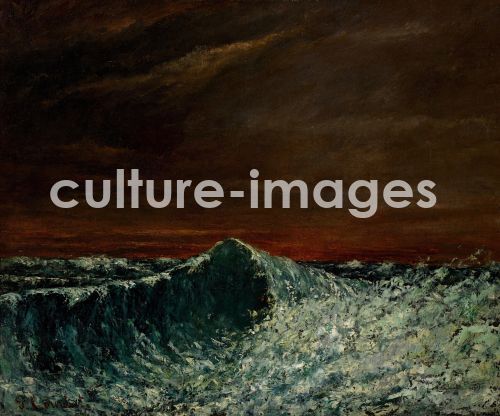 Gustave Courbet, Courbet, Gustave (1819-1877), The Wave, Oil on canvas, Realism, ca 1871-1873,