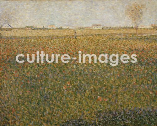 Georges Seurat, Seurat, Georges Pierre (1859-1891), La Luzerne, Saint-Denis, Oil on canvas, Postimpres