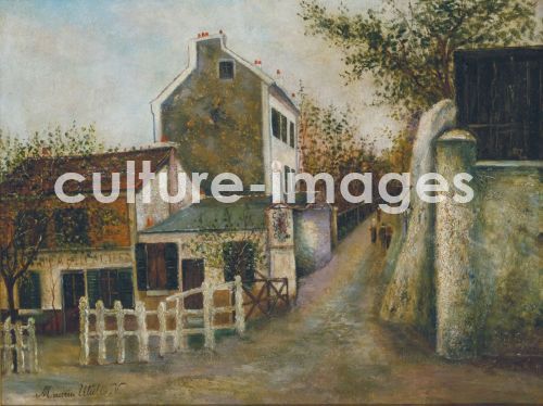 Maurice Utrillo, Utrillo, Maurice (1883-1955), Le Lapin Agile, Oil on canvas, Postimpressionism, c. 1913,