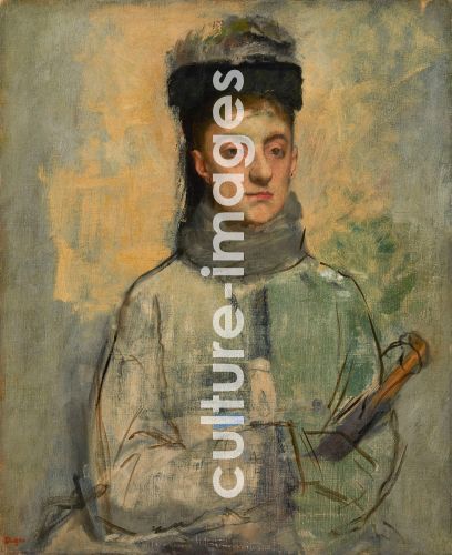 Edgar Degas, Degas, Edgar (1834-1917), Woman with an Umbrella (Berthe Jeantaud), Oil on canvas, Impressionism, c.