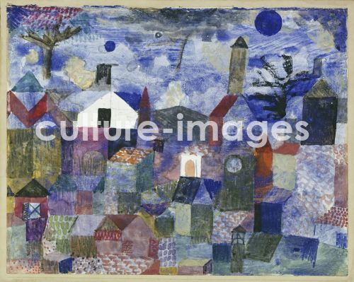 Paul Klee, Klee, Paul (1879-1940), Landscape in Blue, Watercolour on paper, Modern, 1917,