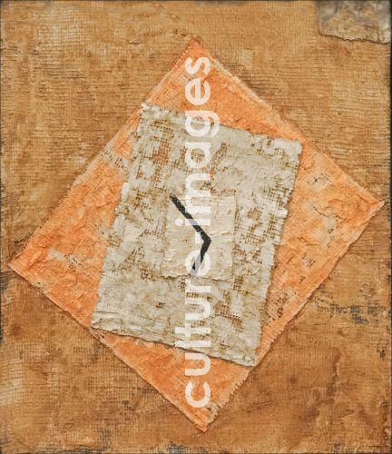 Paul Klee, Klee, Paul (1879-1940), Time, Watercolor and ink on plaster ground, Modern, 1933,