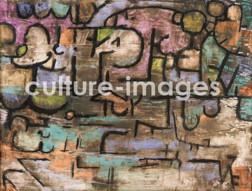 Paul Klee, Klee, Paul (1879-1940), After The Flood, Oil transfer drawing and watercolour on paper, Modern, 1936,