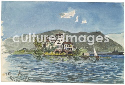 Paul Klee, Klee, Paul (1879-1940), Untitled (Villa at Langensee), Watercolour on paper, Modern, 1896,