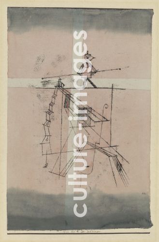 Paul Klee, Klee, Paul (1879-1940), Tightrope Walker, Lithography, Modern, 1923,