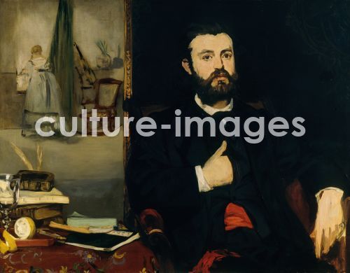 Édouard Manet, Manet, Édouard (1832-1883), Portrait of the poet Zacharie Astruc, Oil on canvas, Impressionism, 1866,