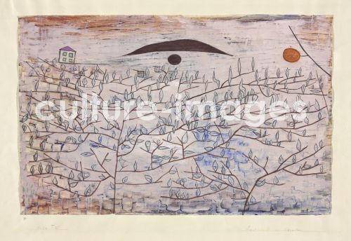 Paul Klee, Klee, Paul (1879-1940), Landscape with accents, Watercolour, Gouache on Paper, Modern, 1934,