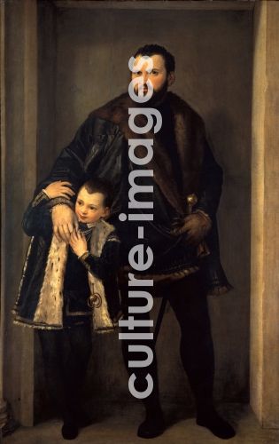 Paolo Veronese, Conte Iseppo da Porto mit Sohn Adrian