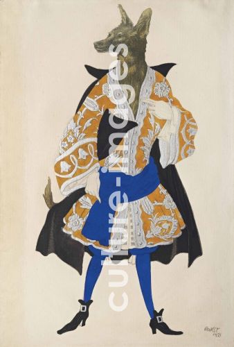 Léon Bakst, Kostümentwurf zum Ballett Dornröschen von P. Tschaikowski