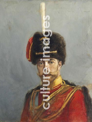 Alexander Wladimirowitsch Makowski, Porträt des Kaisers Nikolaus II. (1868-1918)