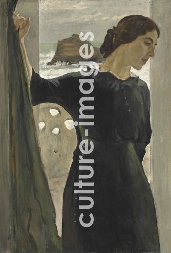 Valentin Alexandrowitsch Serow, Porträt von Maria Samojlowna Zetlin (1882-1976), geb. Tumarkina