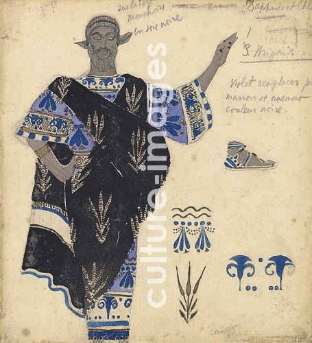 Léon Bakst, Costume design for the ballet Hélène de Sparte by E. Verhaeren and D. de Séverac