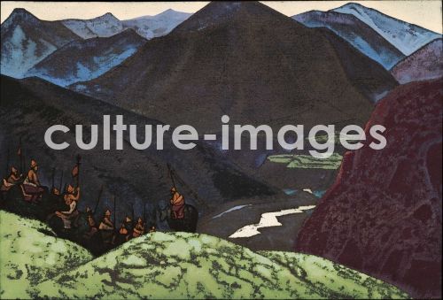 Nicholas Roerich, The Host of Gesar Khan