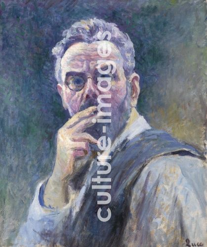Maximilien Luce, Self-Portrait with cigaret