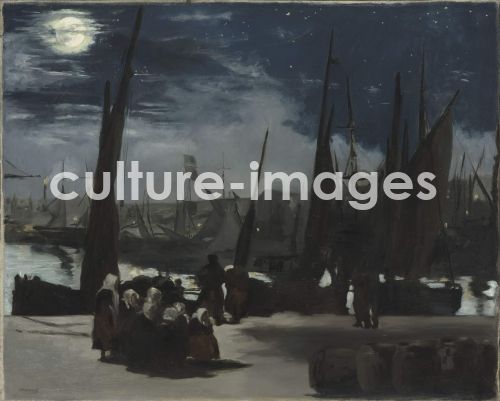 Édouard Manet, Clair de lune sur le port de Boulogne (Moonlight at the Port of Boulogne)