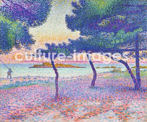 Henri Edmond Cross, The beach at Saint-Clair