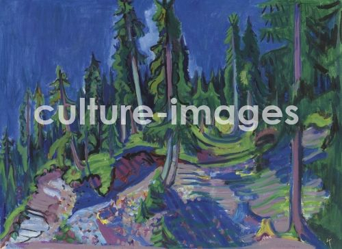 Ernst Ludwig Kirchner, Mountain forest study